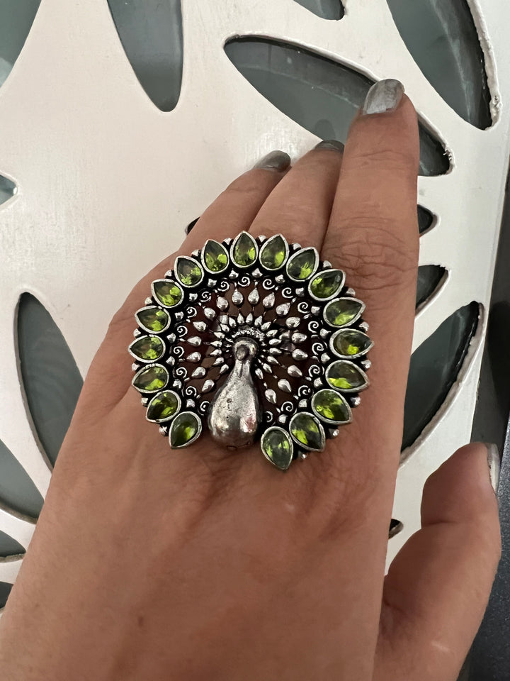 Peacock Ring