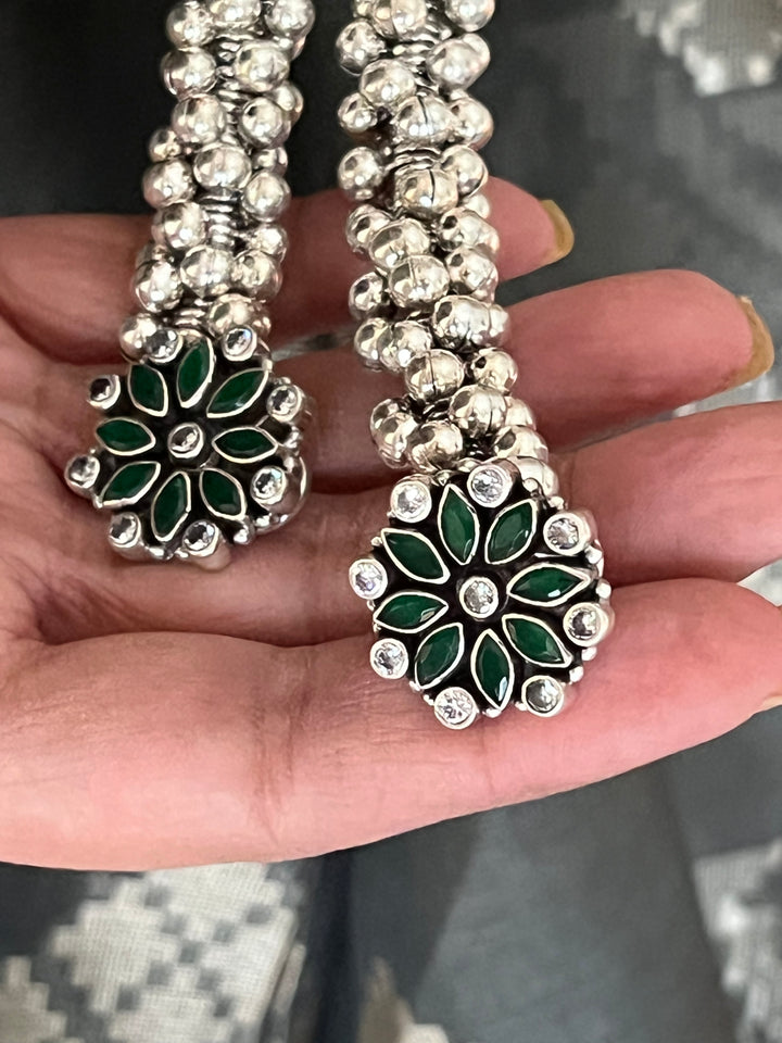 Pure 925 Pair of Ghungroo Silver Anklets