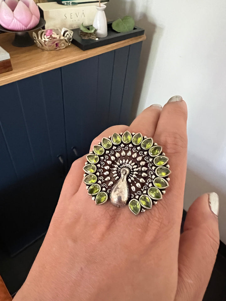 Peacock Ring