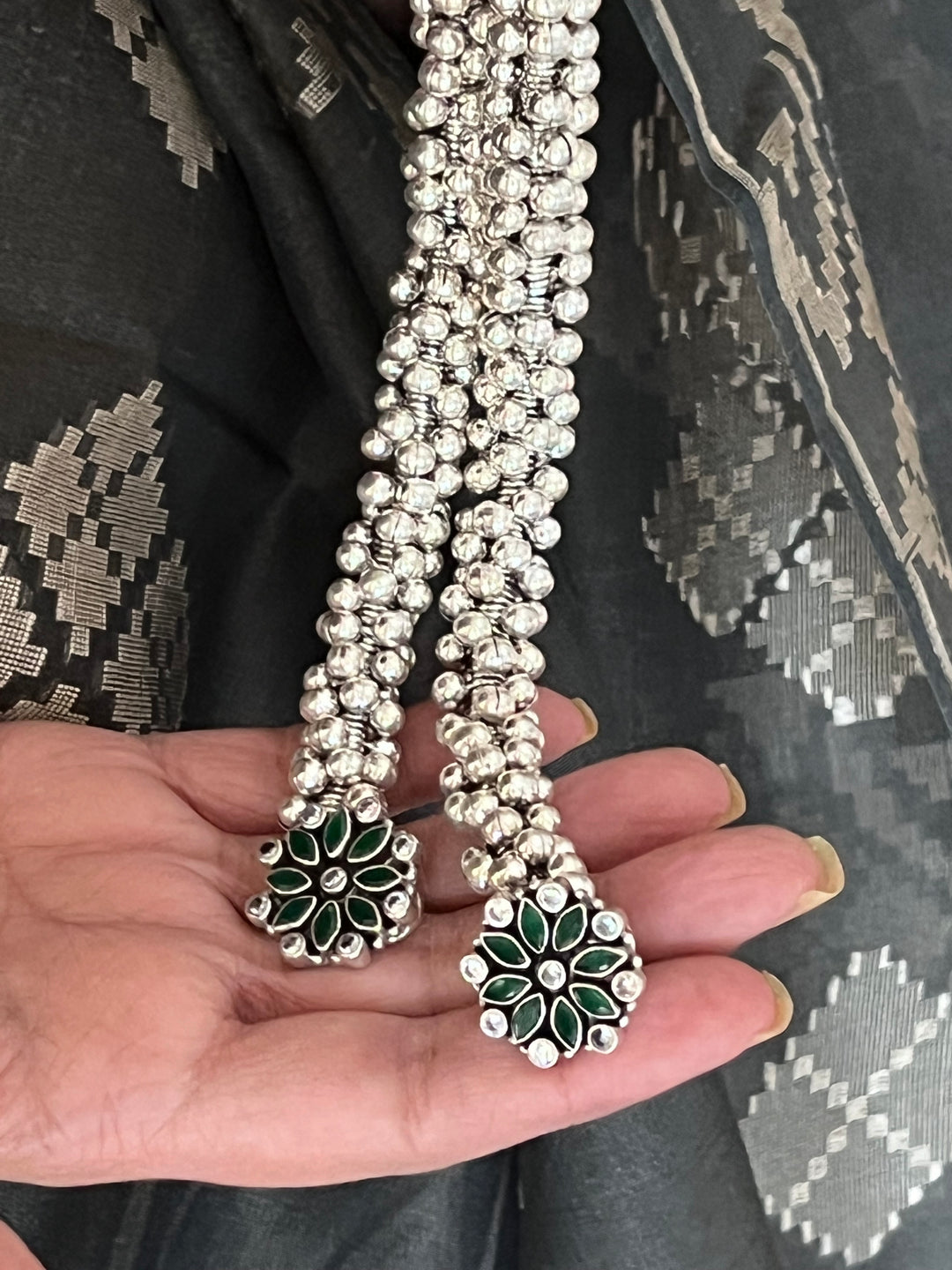 Pure 925 Pair of Ghungroo Silver Anklets