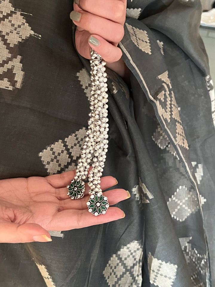 Pure 925 Pair of Ghungroo Silver Anklets