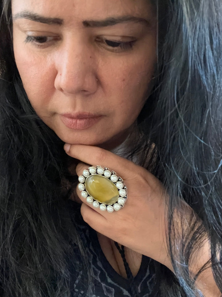 Statement Stone Ring
