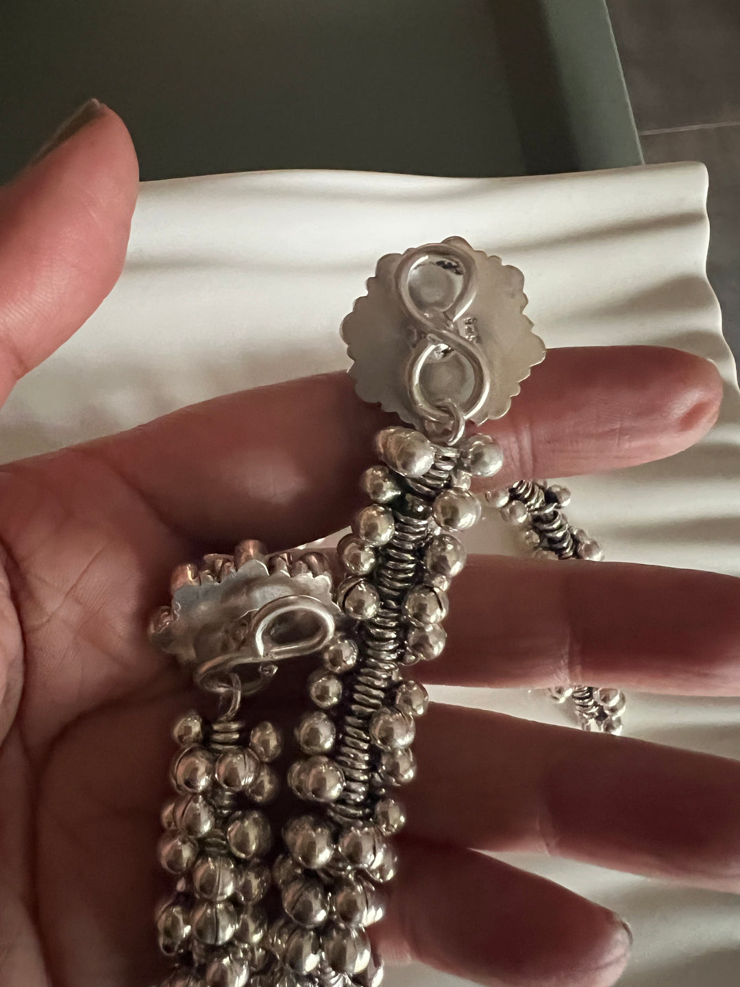 Pure 925 Pair of Ghungroo Silver Anklets