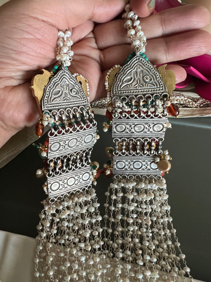 SHIVKA Designed Nakhra 925 Silver Necklace