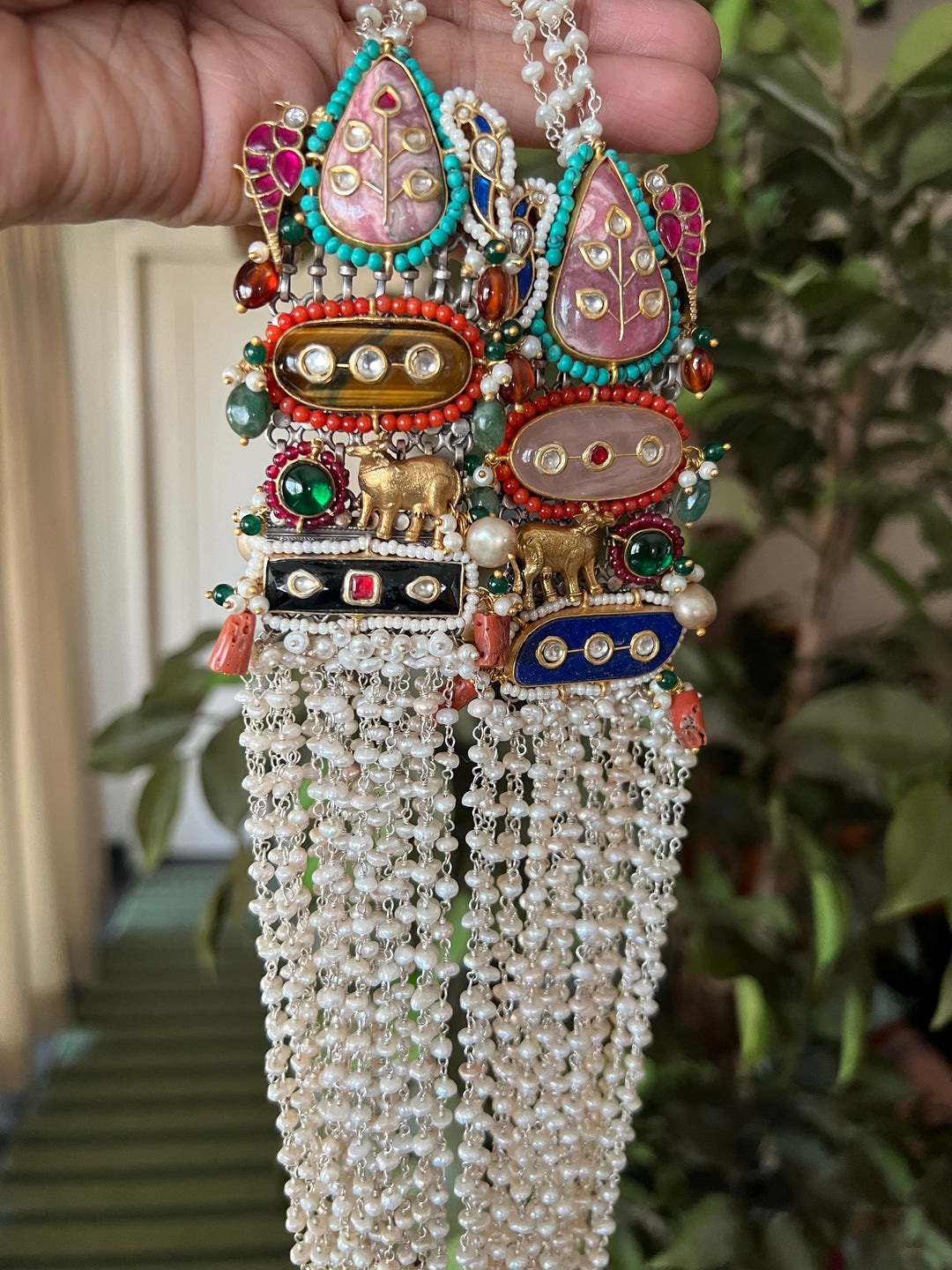 SHIVKA Designed Nakhra 925 Silver Necklace