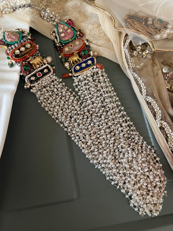 SHIVKA Designed Nakhra 925 Silver Necklace