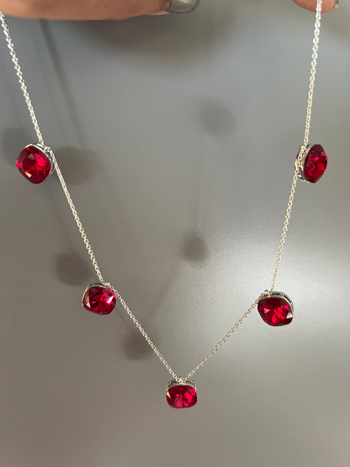 Elegant Ruby Necklace Set - Unmatched Quality and Style