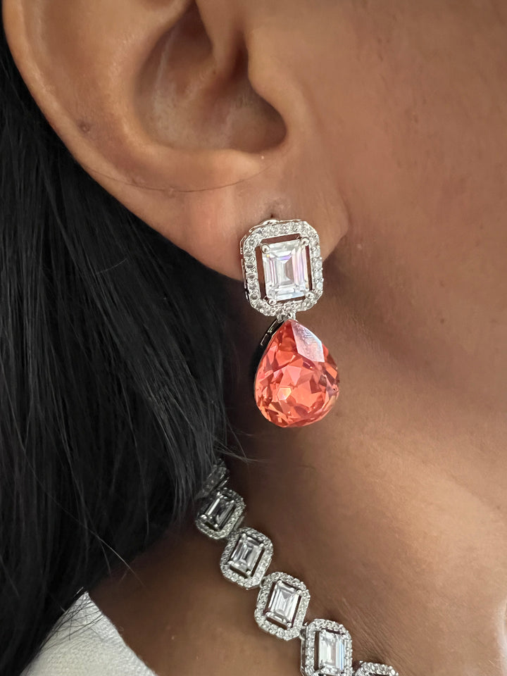 Elegant Victorian Crystal CZ Necklace Set - Unmatched Quality and Style