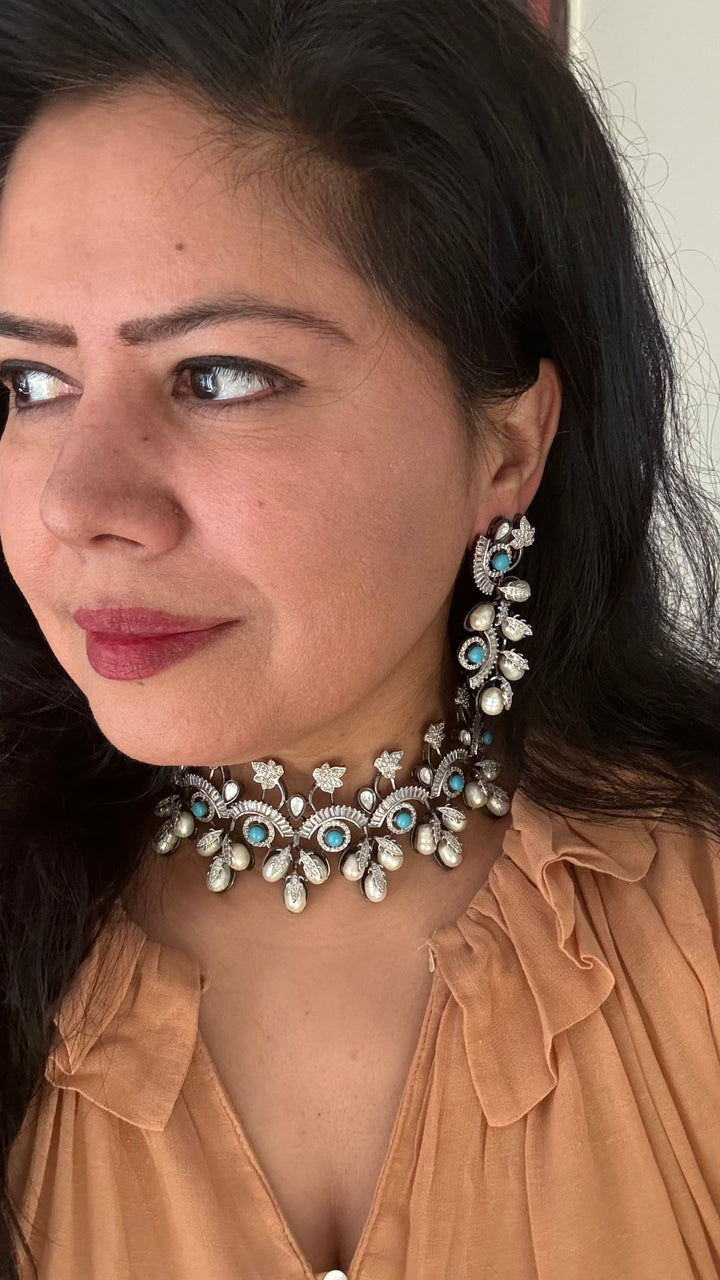 Designer Necklace Set for Weddings and Cocktail Events