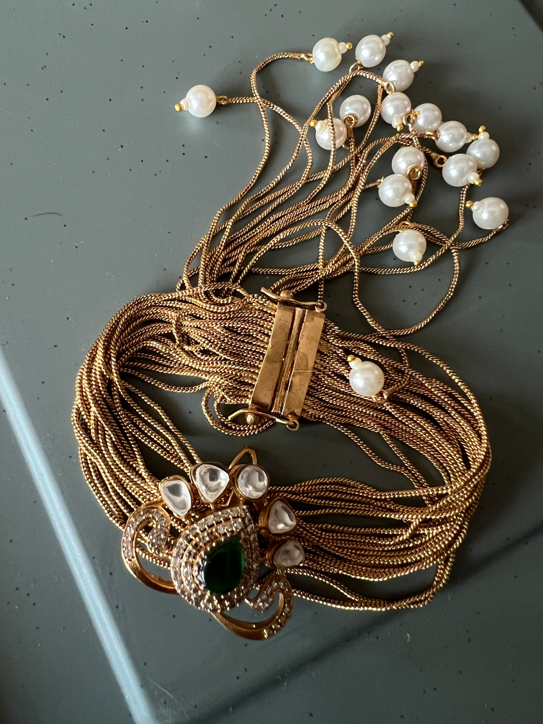 Exquisite Kundan Bracelet with Ghungroo Tassells - Unparalleled Quality and Style