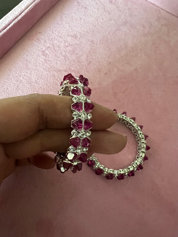 Scintillating CZ Stone Hoops - Radiate Elegance