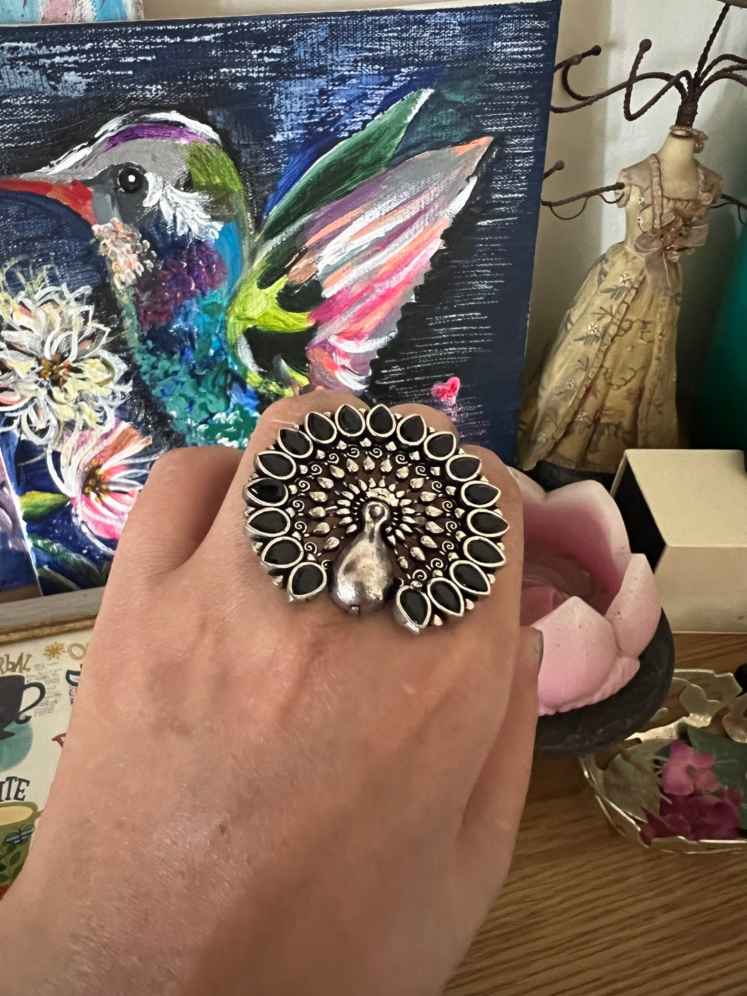 Peacock Ring