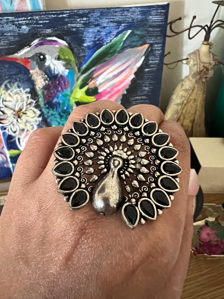 Peacock Ring