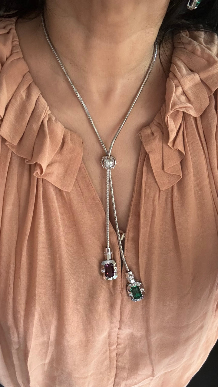 Exquisite Austrian Crystal Necklace Set: Designer Premium Quality