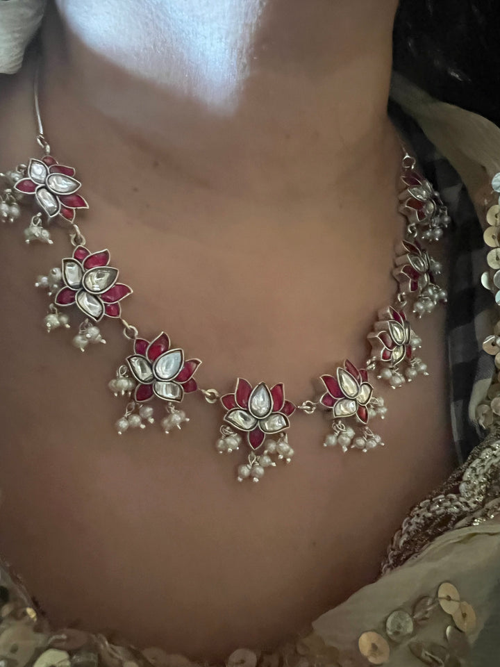 Lotus 925 Silver Necklace Set - Unmatched Quality and Style