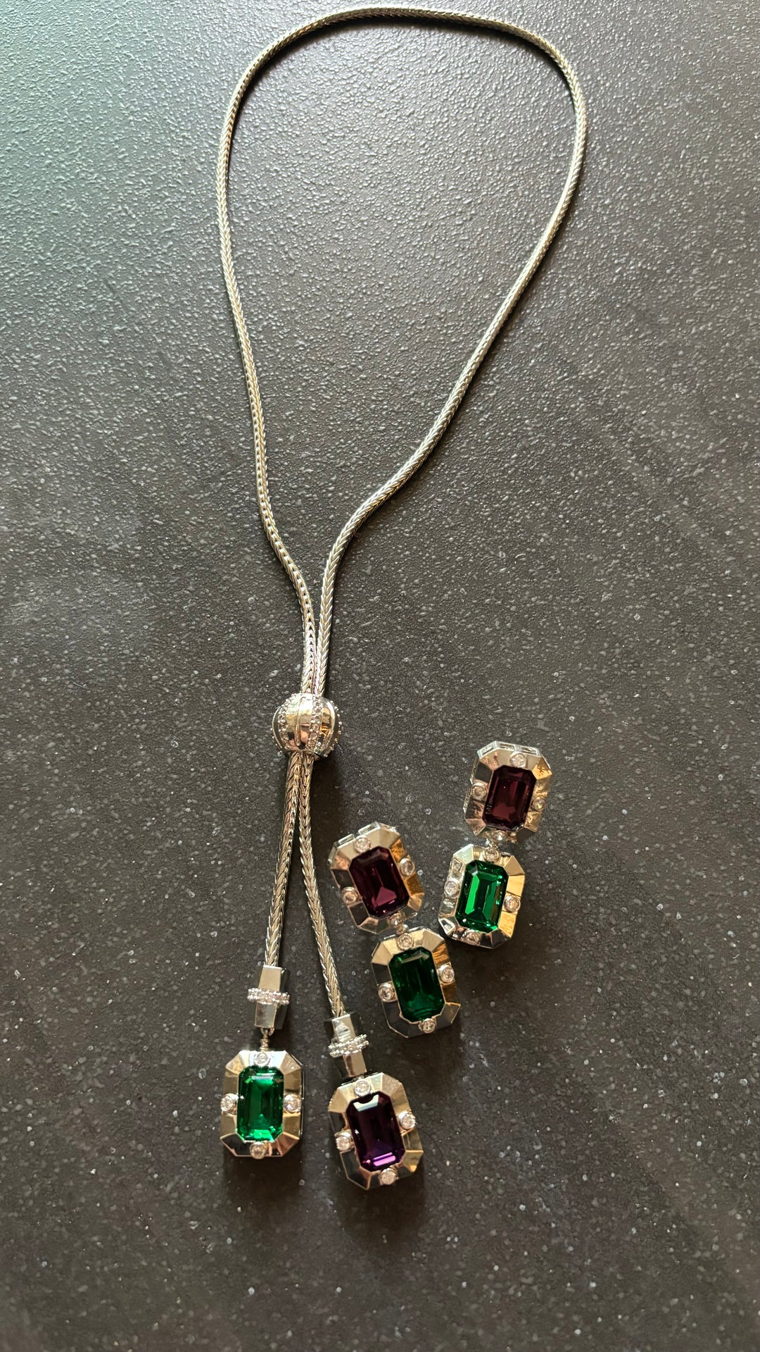 Exquisite Austrian Crystal Necklace Set: Designer Premium Quality