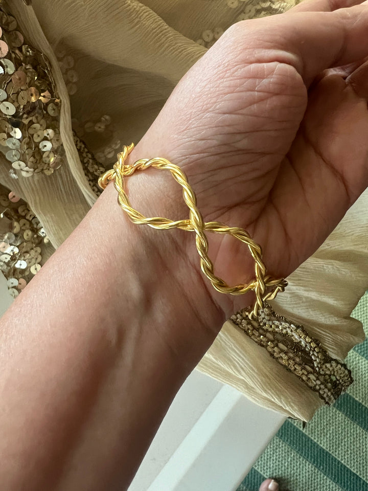 Beautiful Natural Raw Stone Open Cuff