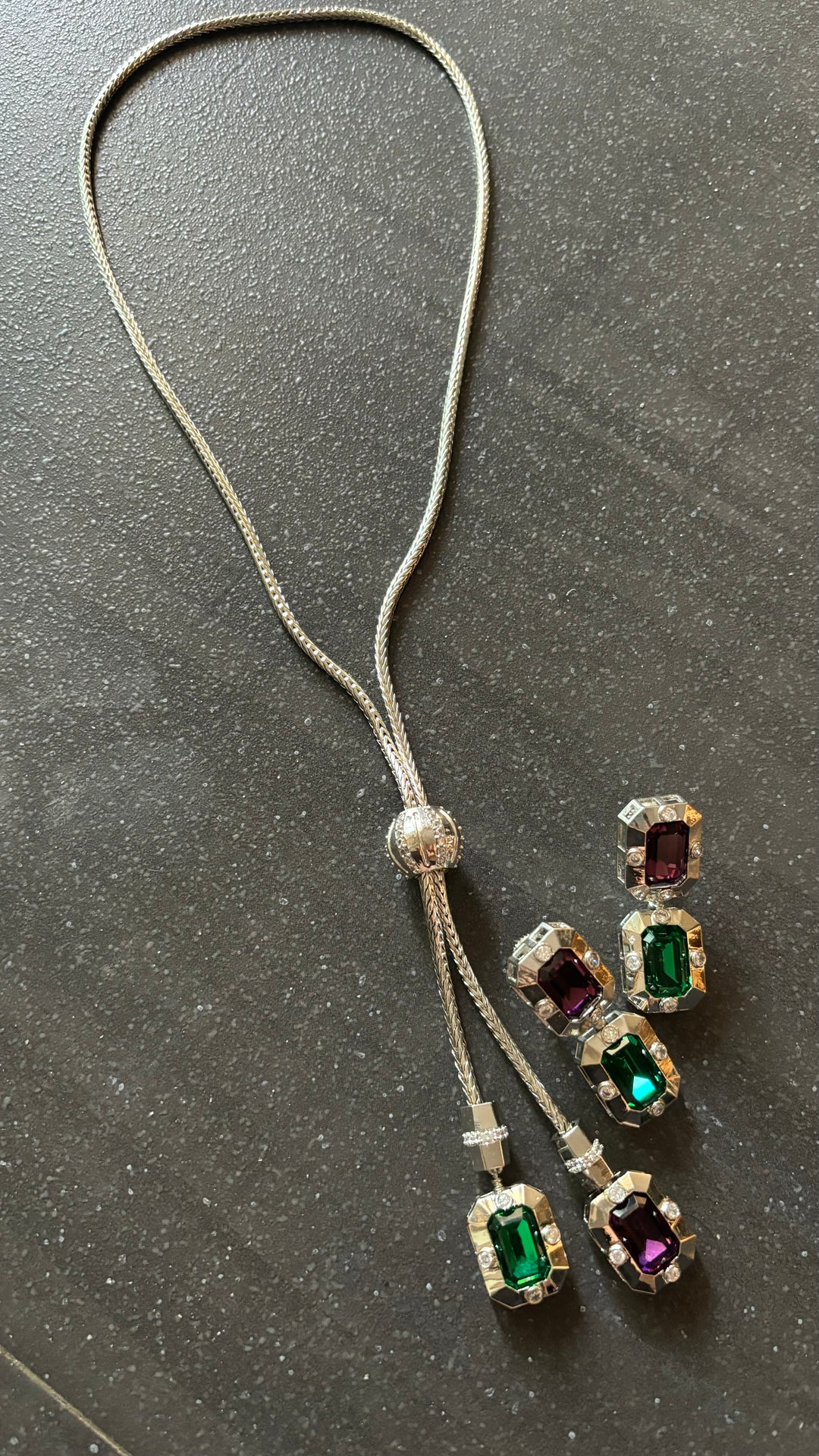 Exquisite Austrian Crystal Necklace Set: Designer Premium Quality