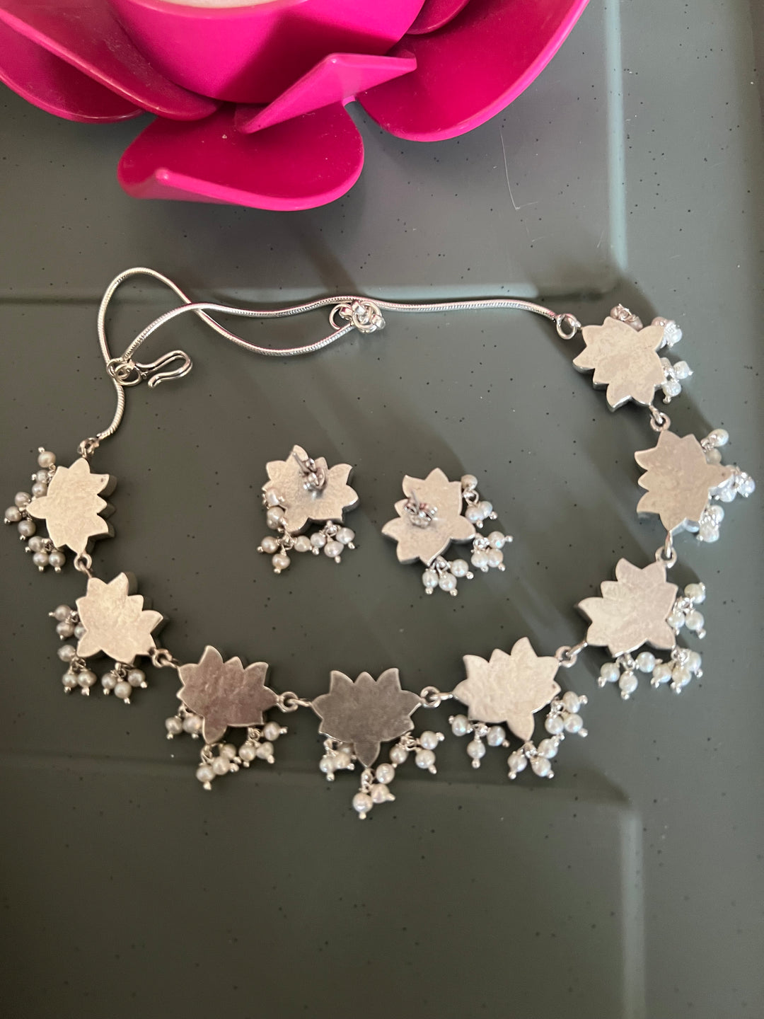 Lotus 925 Silver Necklace Set - Unmatched Quality and Style