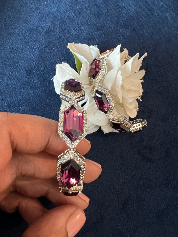 Scintillating CZ Stone Hoops - Radiate Elegance