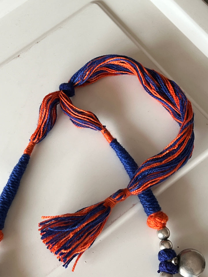 Tribal Pendant Thread Necklace