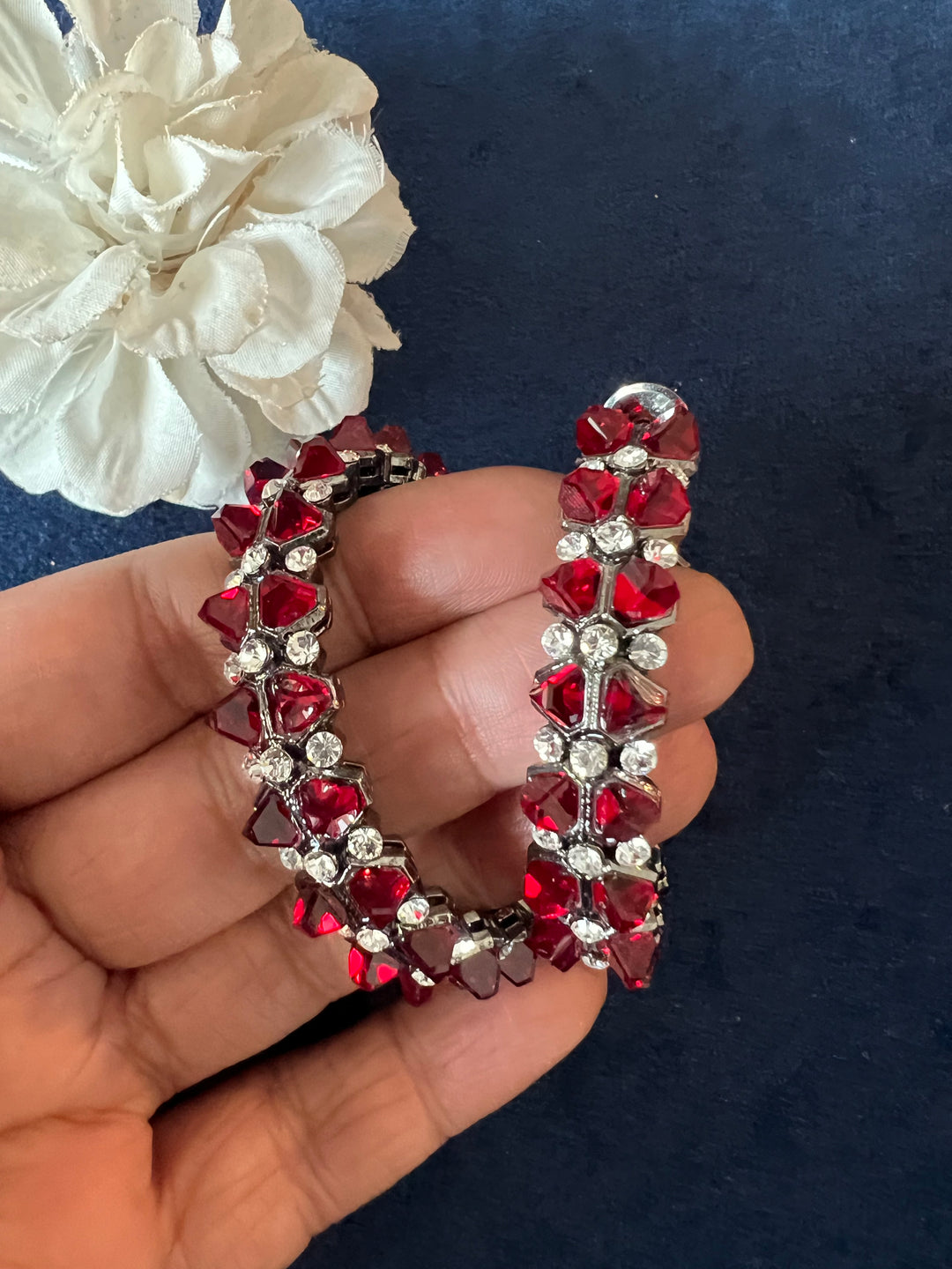 Scintillating CZ Stone Hoops - Radiate Elegance