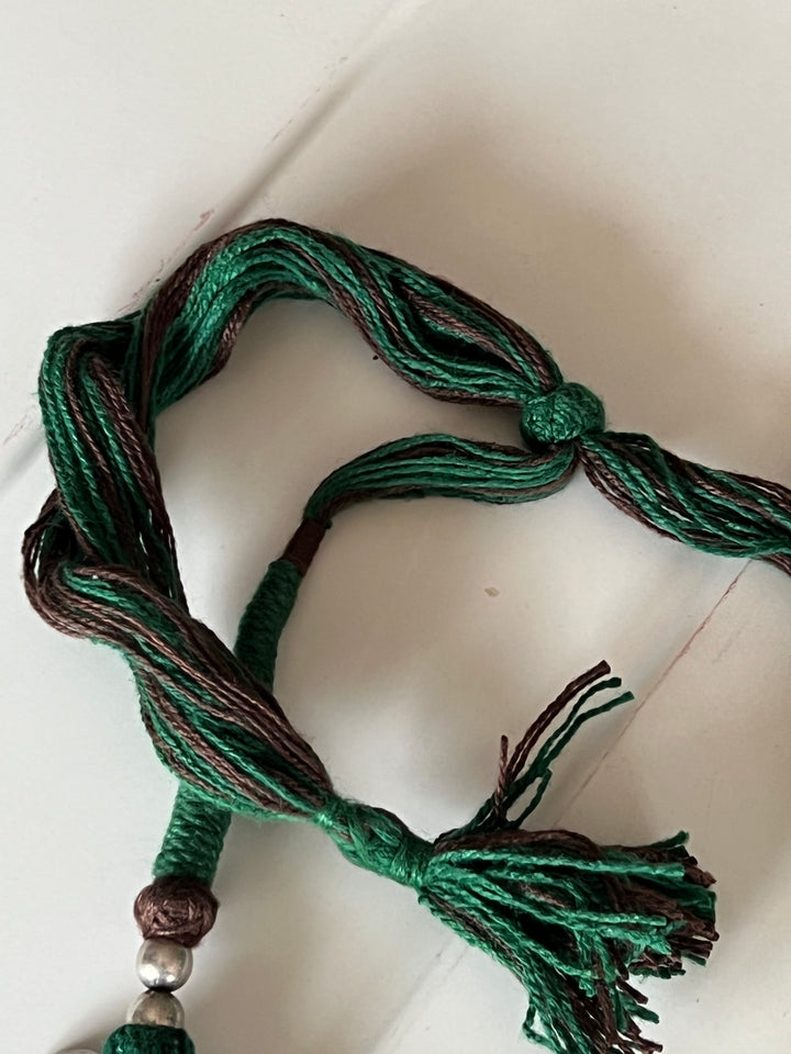 Tribal Pendant Thread Necklace