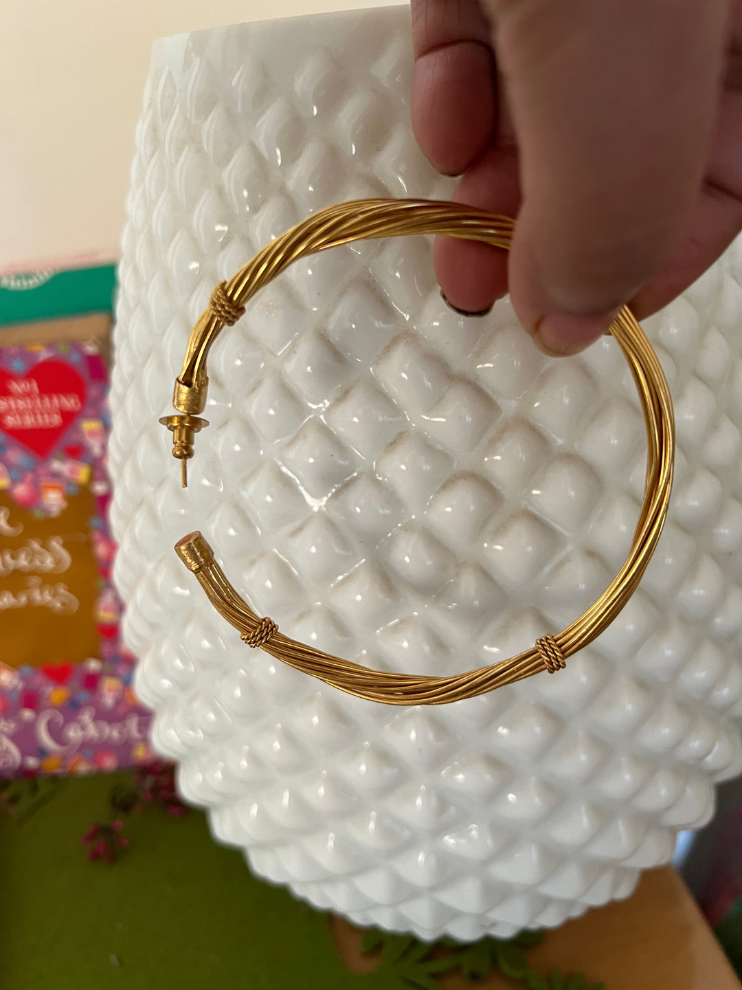 Bold Gold Tone Hoops