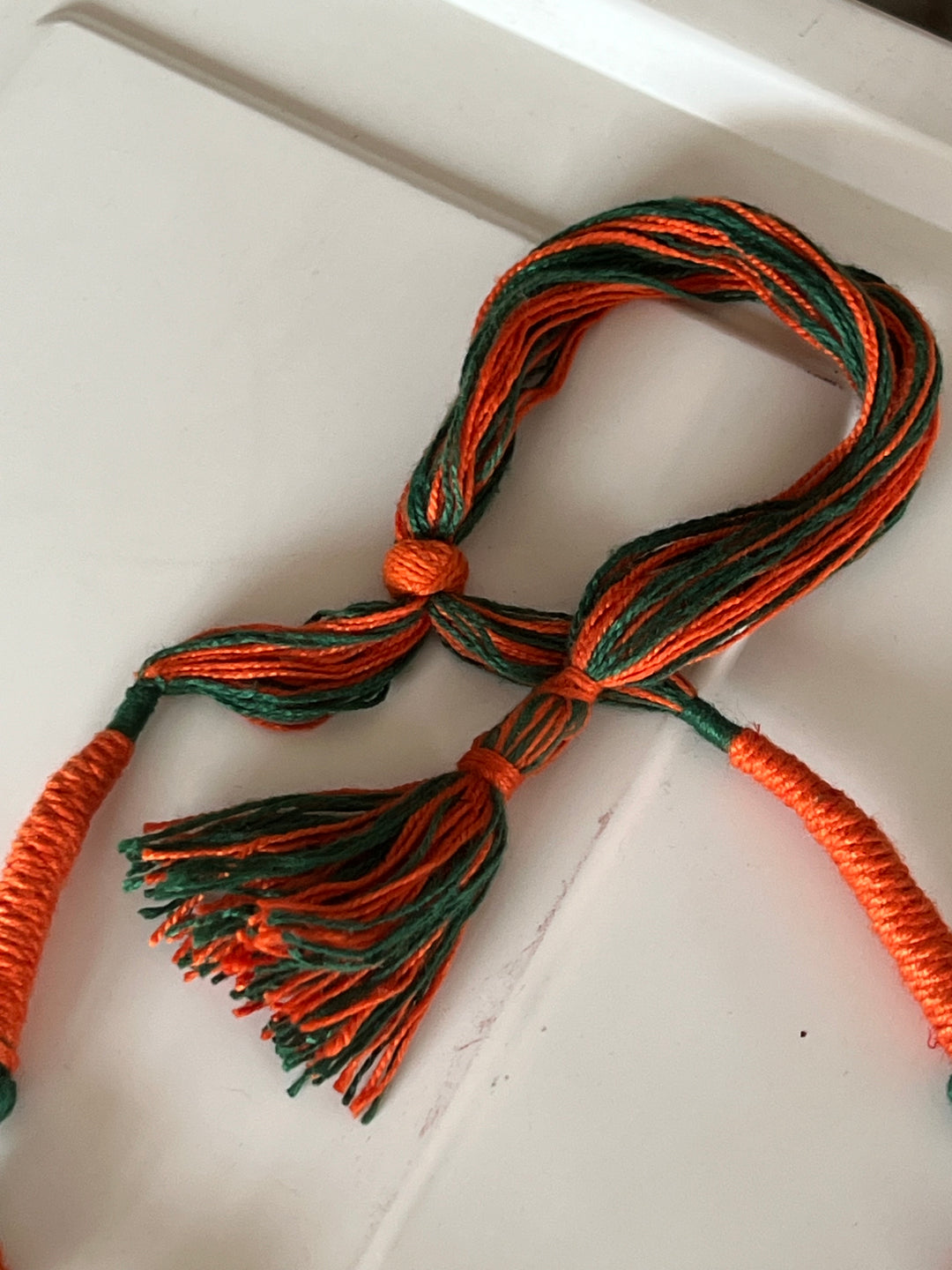 Tribal Pendant Thread Necklace