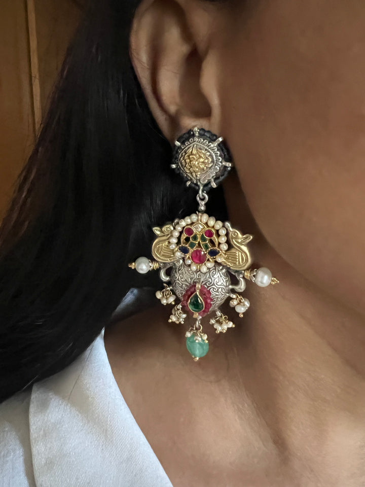 Pure 925 Silver Fusion Earrings