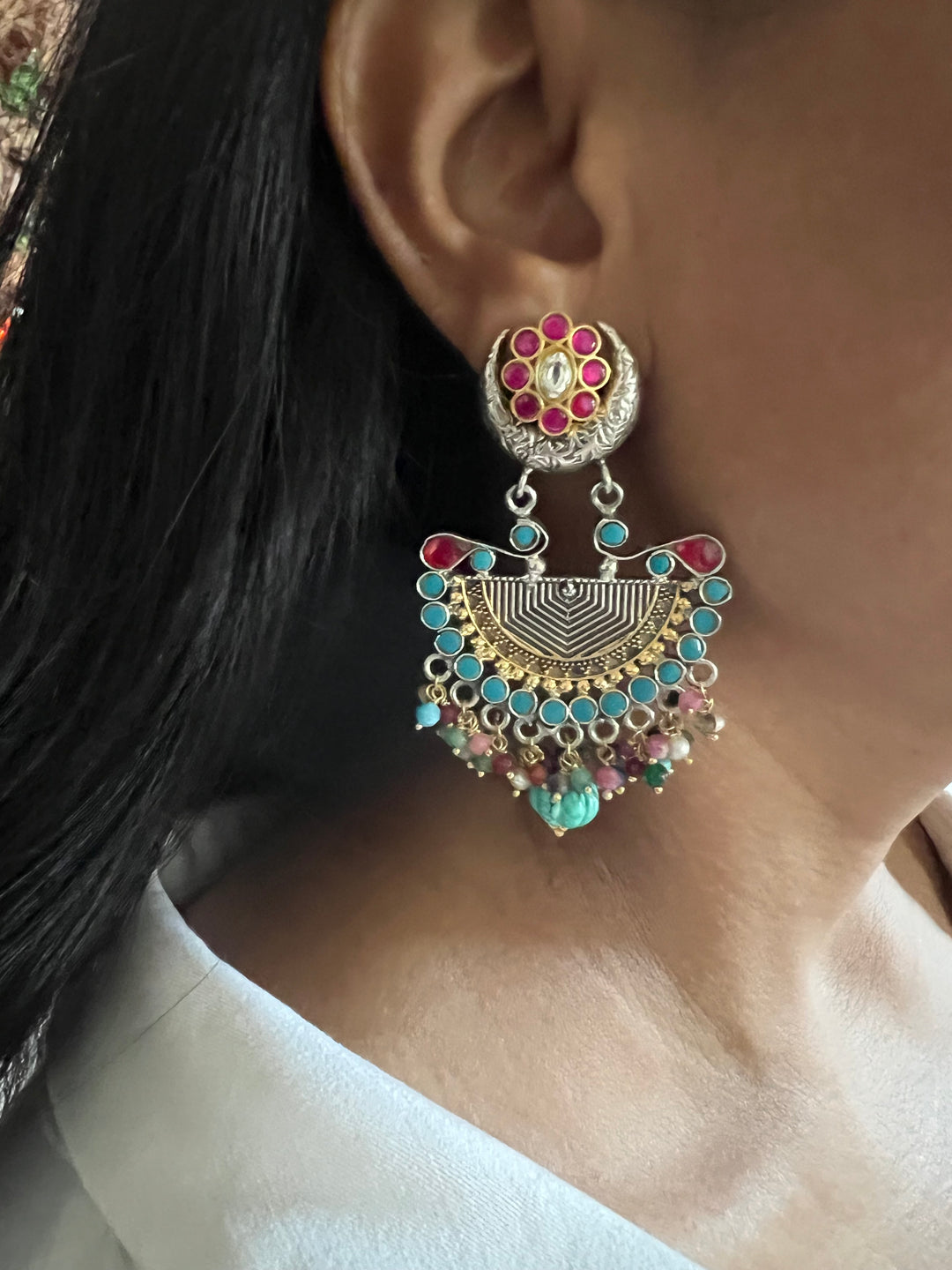 Pure 925 Silver Fusion Earrings