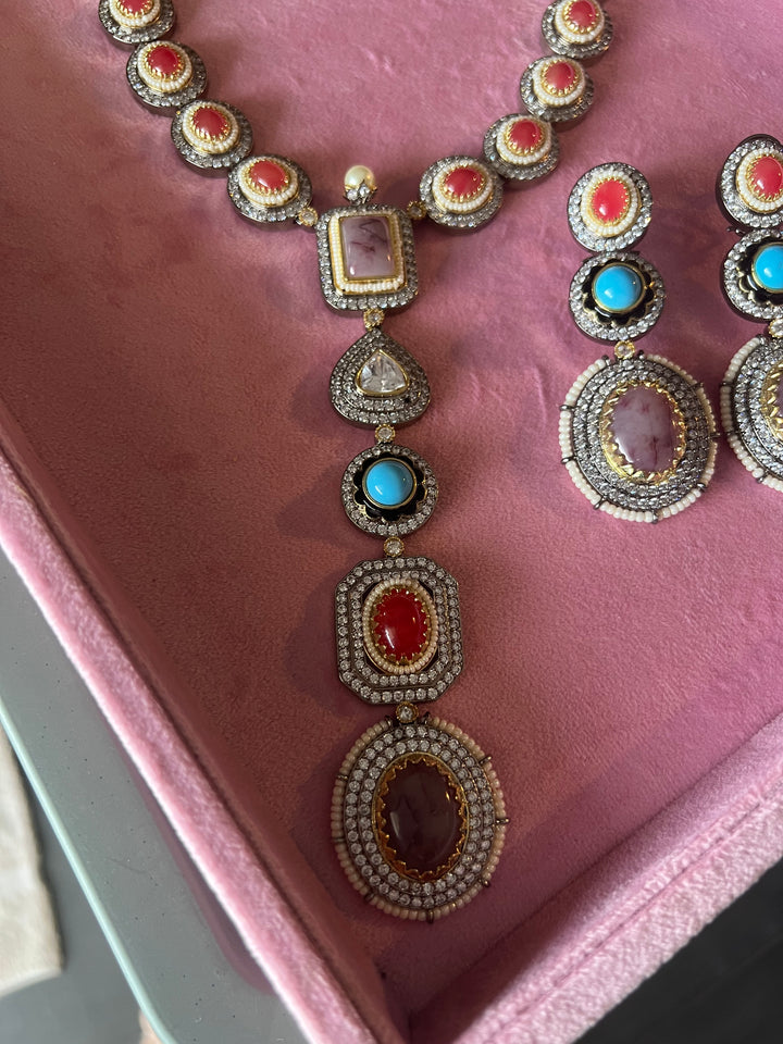 Exquisite Designer Necklace Set for Weddings and Cocktail Events