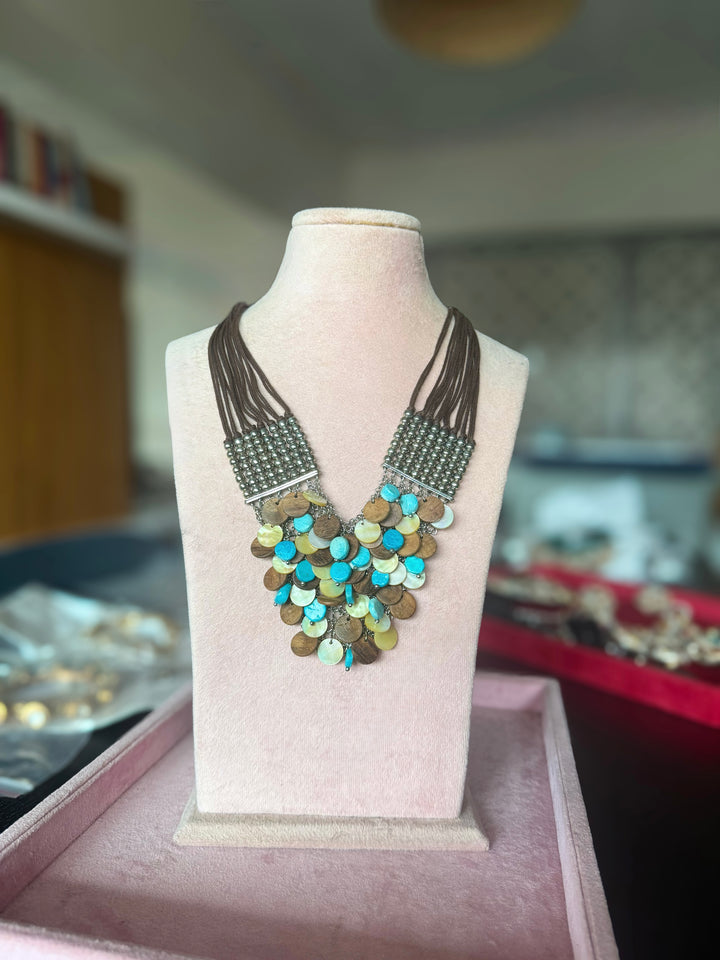 Handmade Boho Chic Tribal Necklace | Premium Statement Jewelry