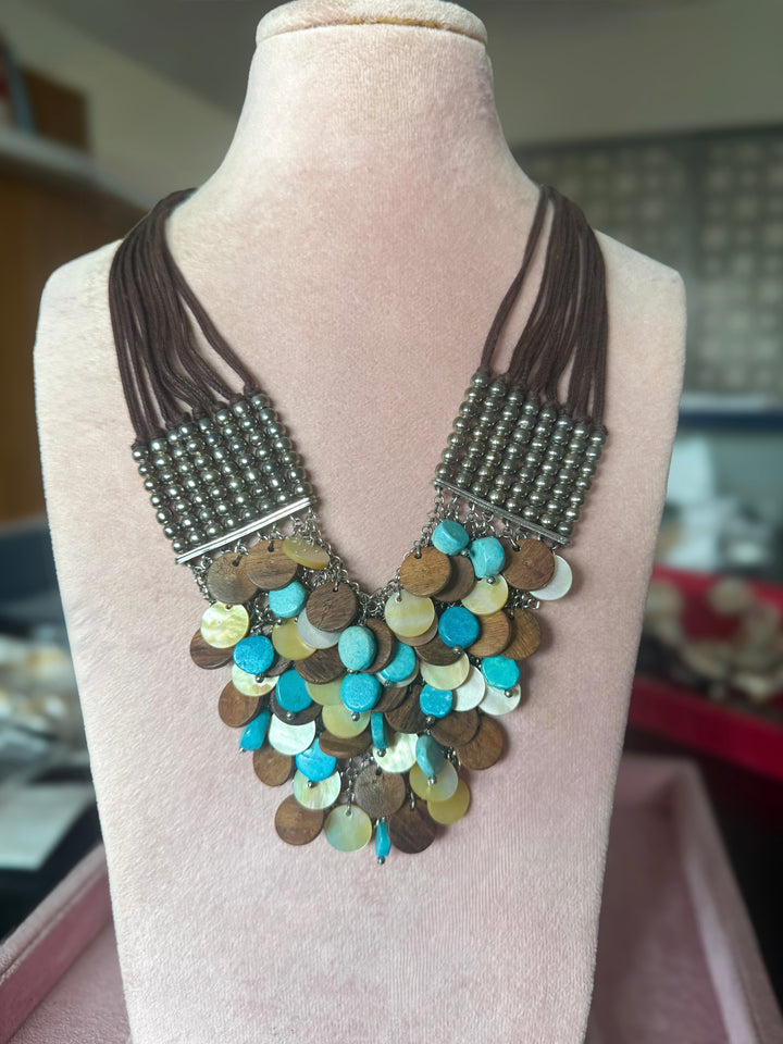 Handmade Boho Chic Tribal Necklace | Premium Statement Jewelry