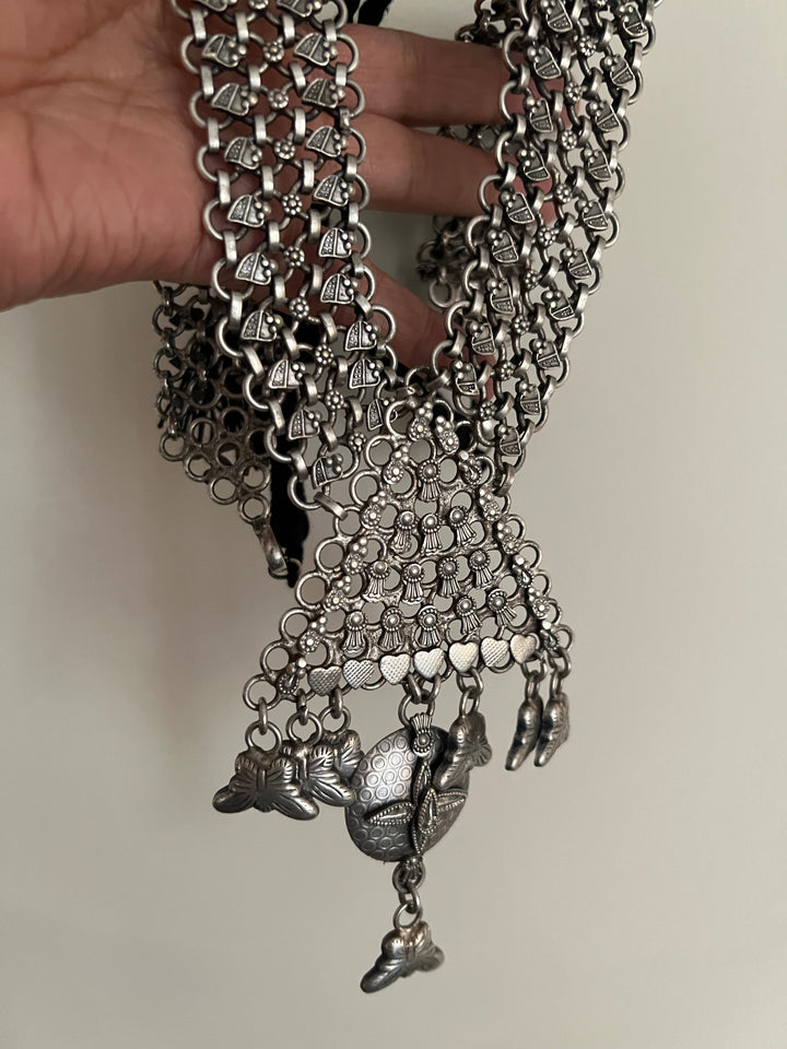 Exquisite Tribal Necklace - Premium Quality Craftsmanship, Silver Replica