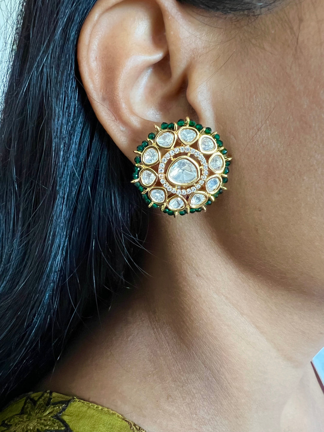 Maharani Kundan Studs
