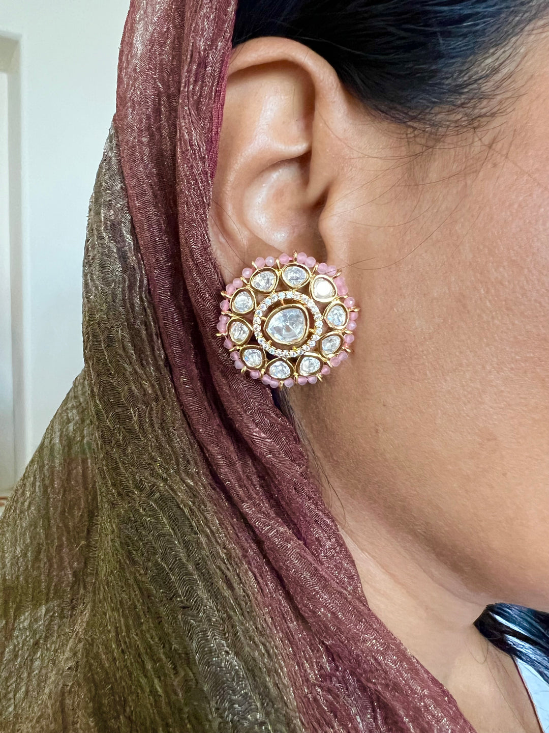 Maharani Kundan Studs