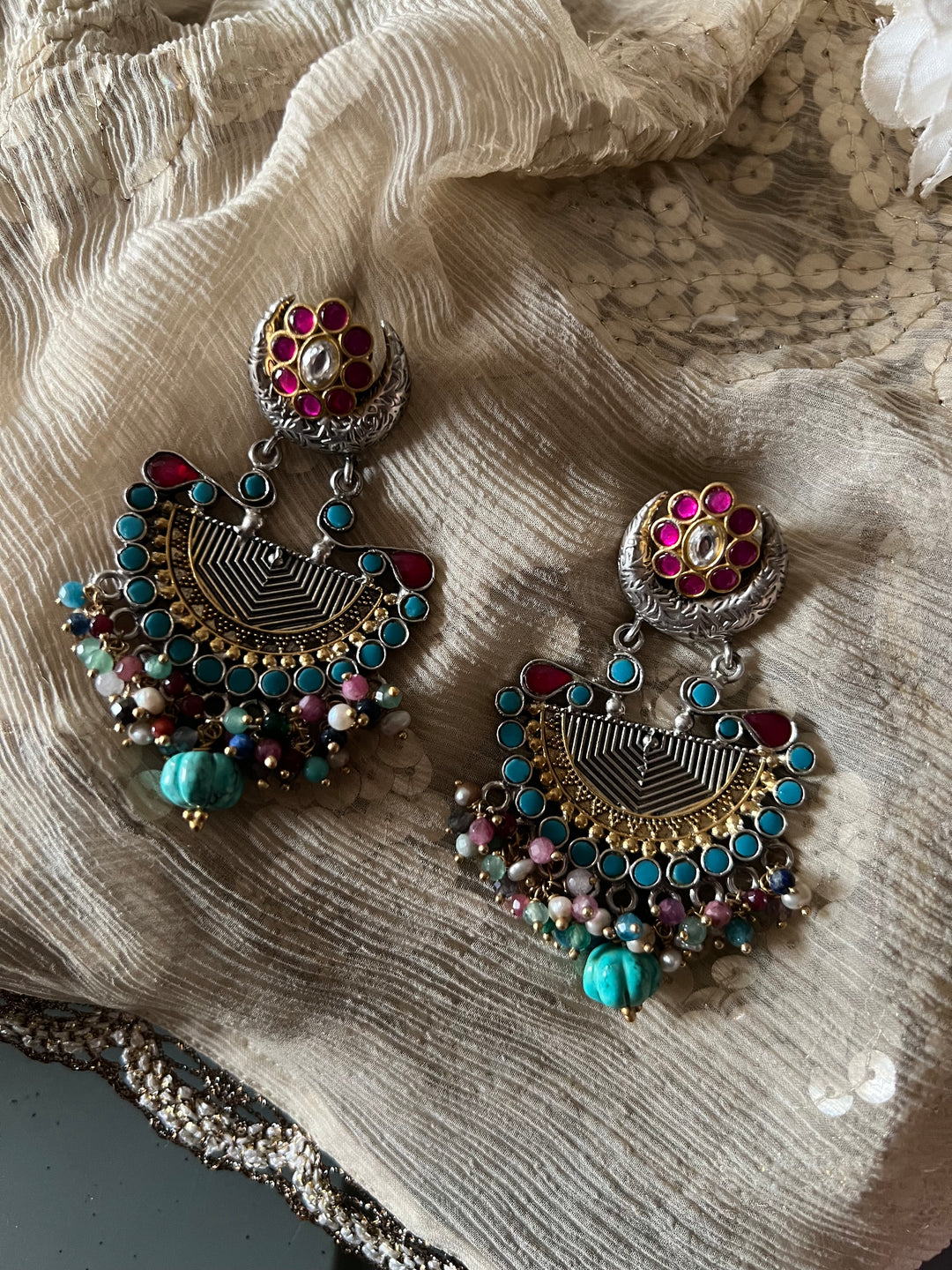 Pure 925 Silver Fusion Earrings