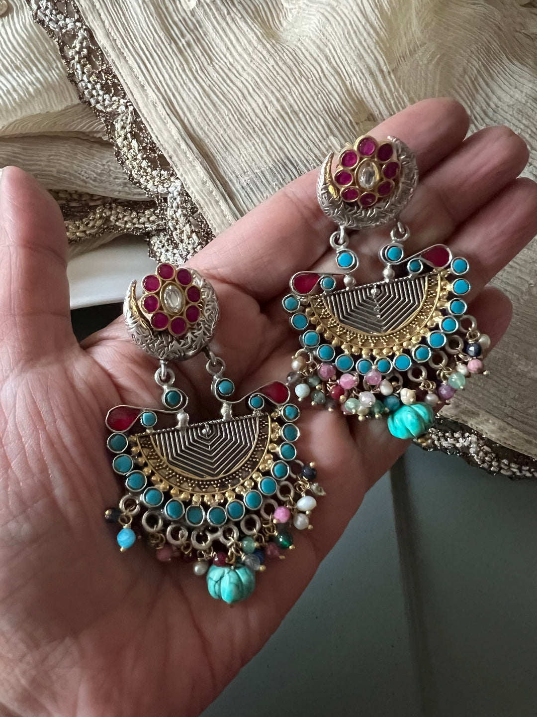 Pure 925 Silver Fusion Earrings