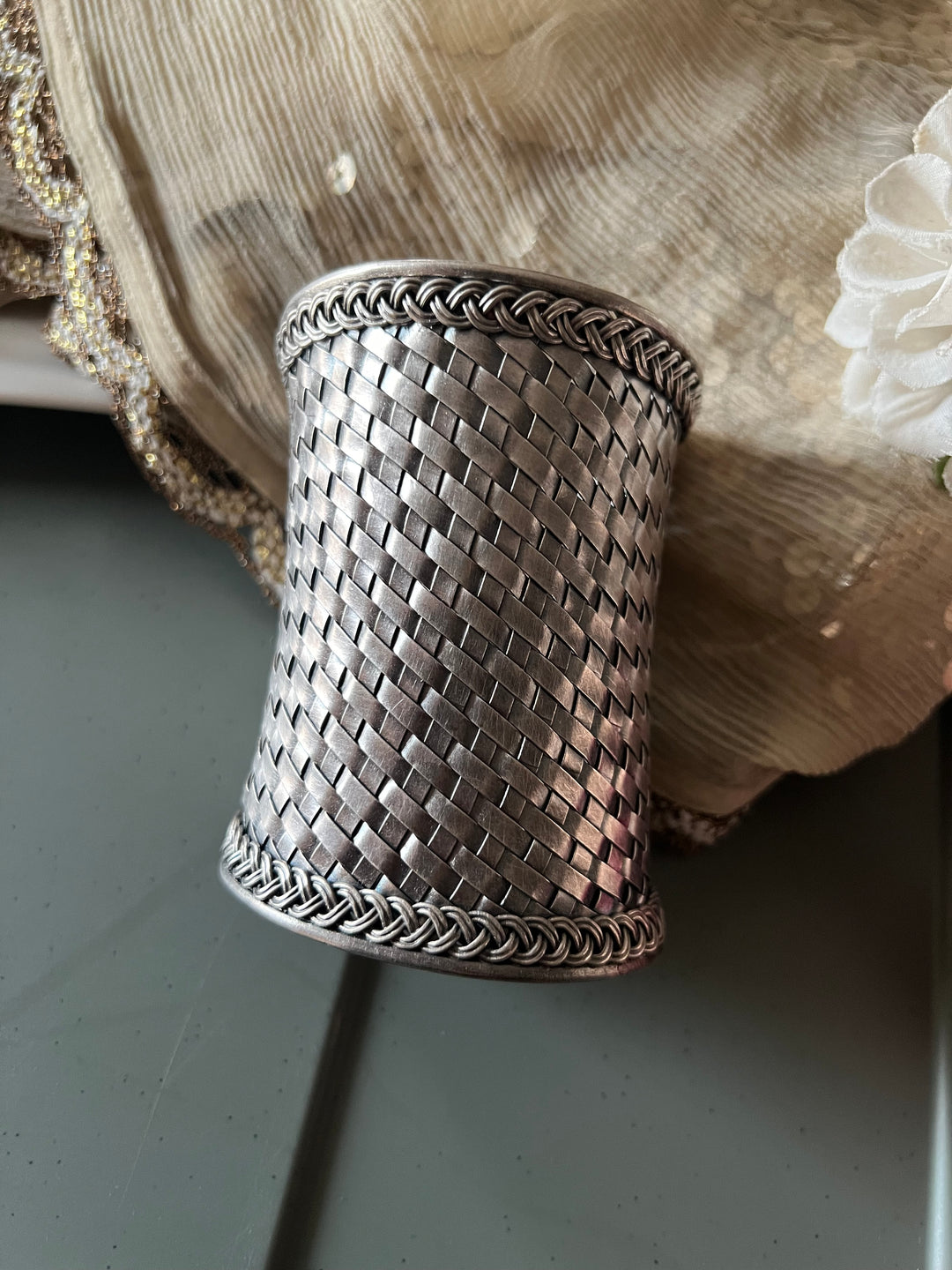 SHIVKA Pure 925 Silver Handcuff