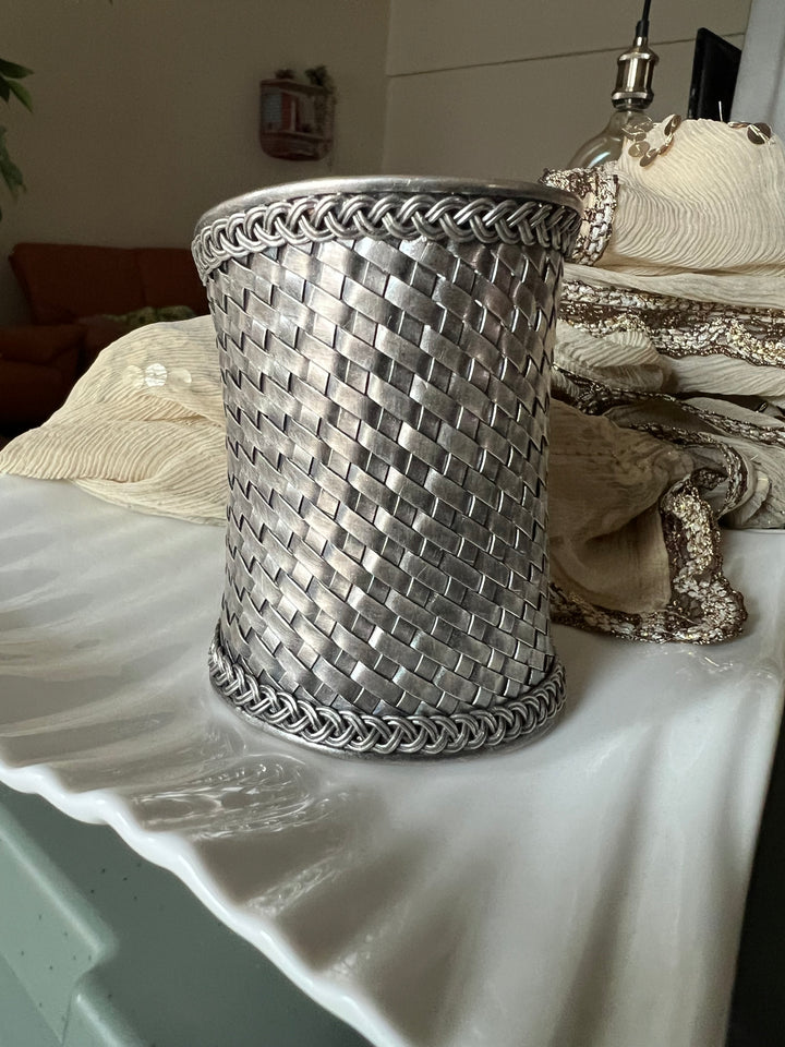 SHIVKA Pure 925 Silver Handcuff