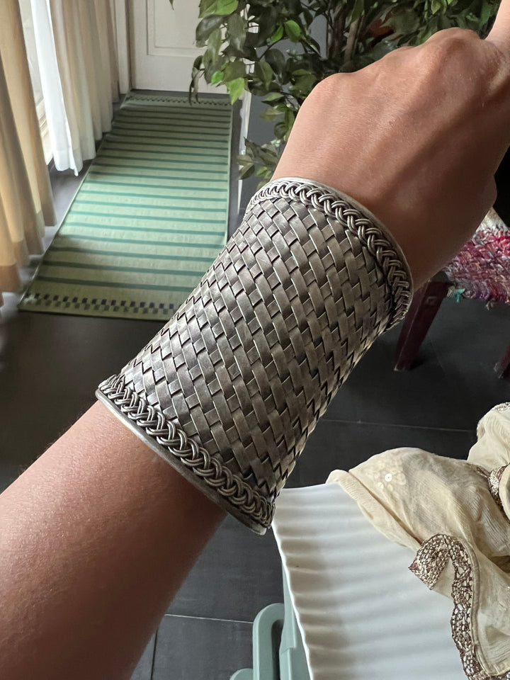 SHIVKA Pure 925 Silver Handcuff