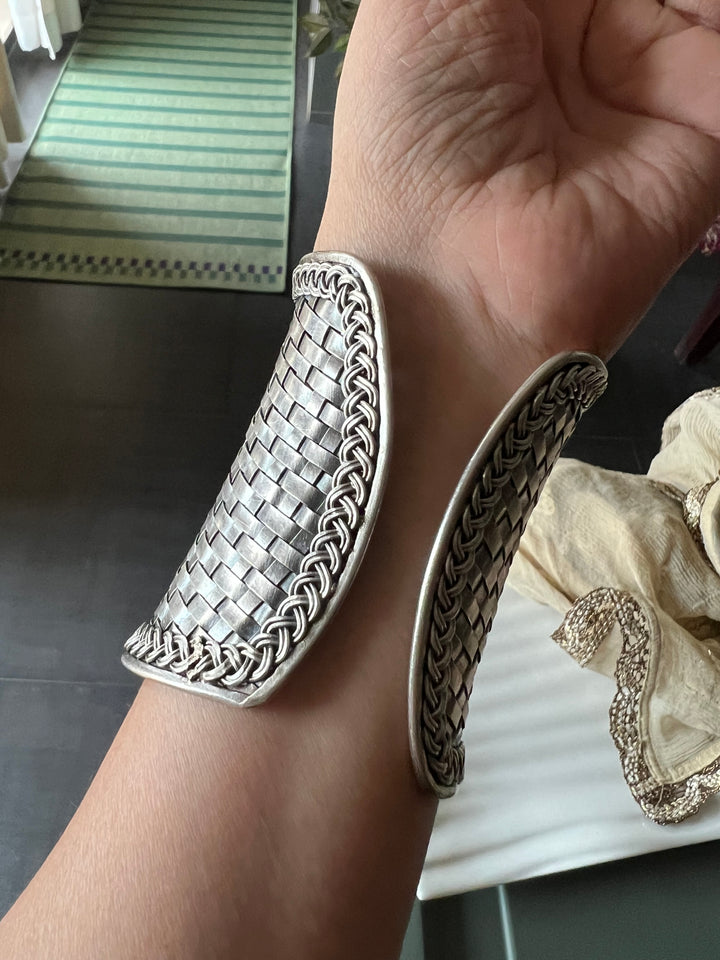 SHIVKA Pure 925 Silver Handcuff