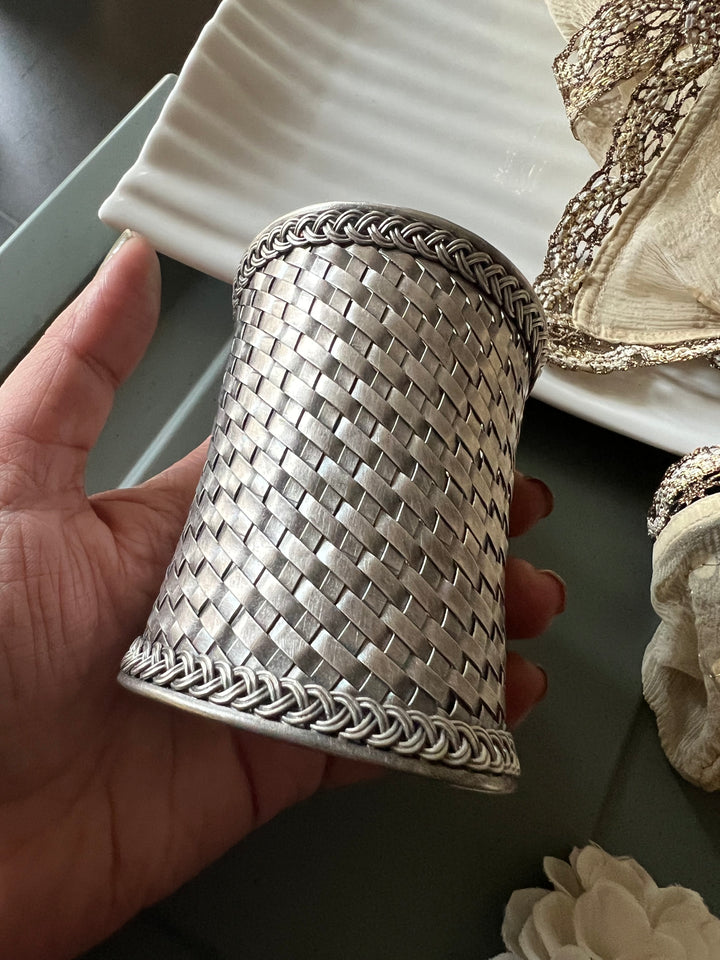 SHIVKA Pure 925 Silver Handcuff