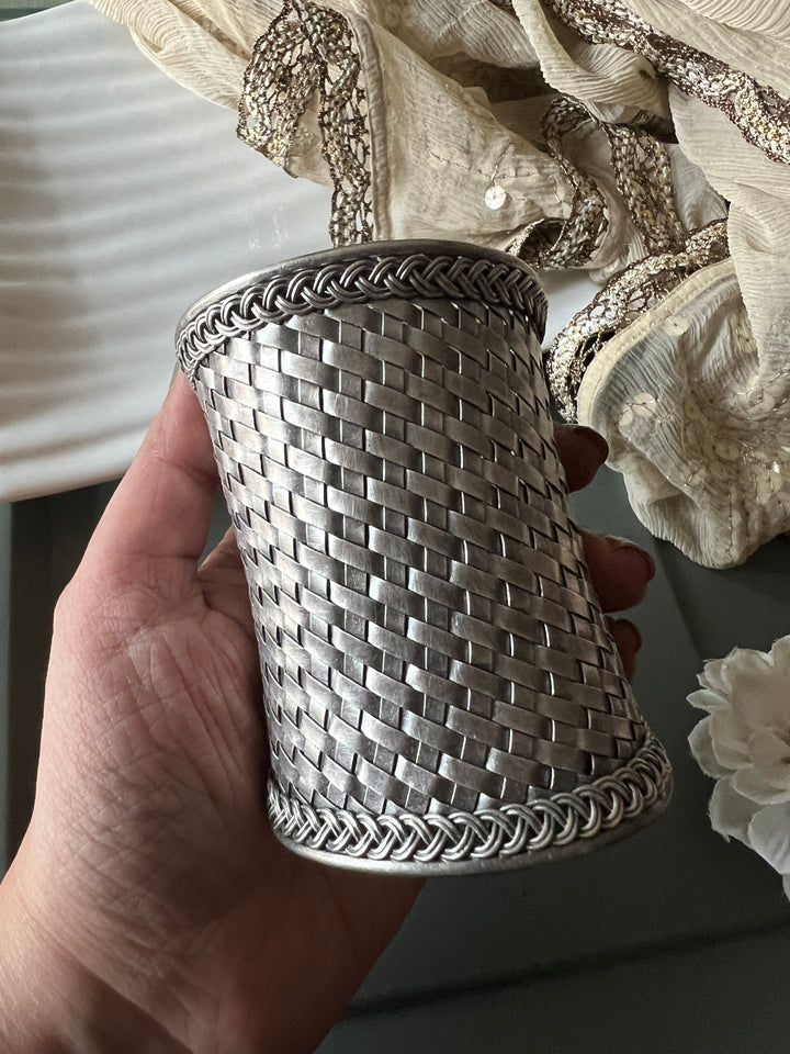 SHIVKA Pure 925 Silver Handcuff