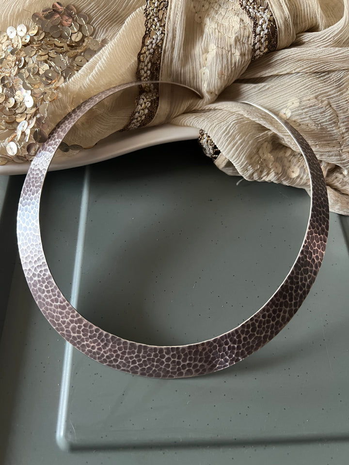 Pure 925 Silver Statement Hasli Necklace