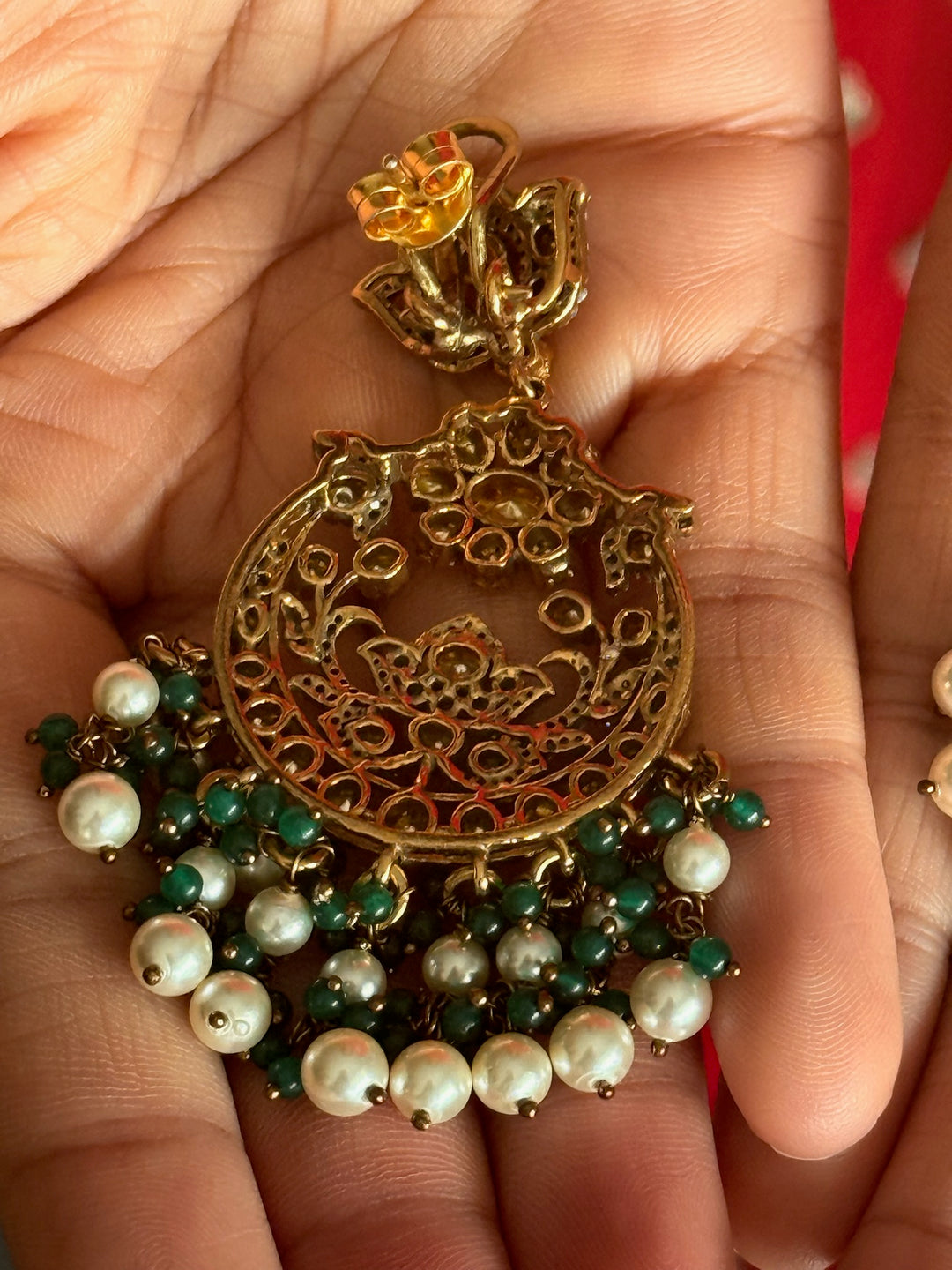 925 Silver Victorian Pearl Earrings