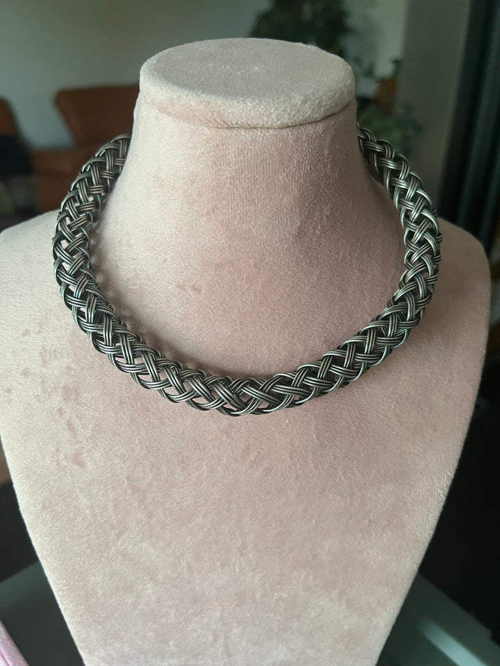 Exquisite Tribal Brass Hasli – Unleash Your Boho Chic