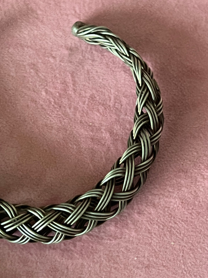 Artisanal Tribal Brass Cuff - A Masterpiece of Elegance