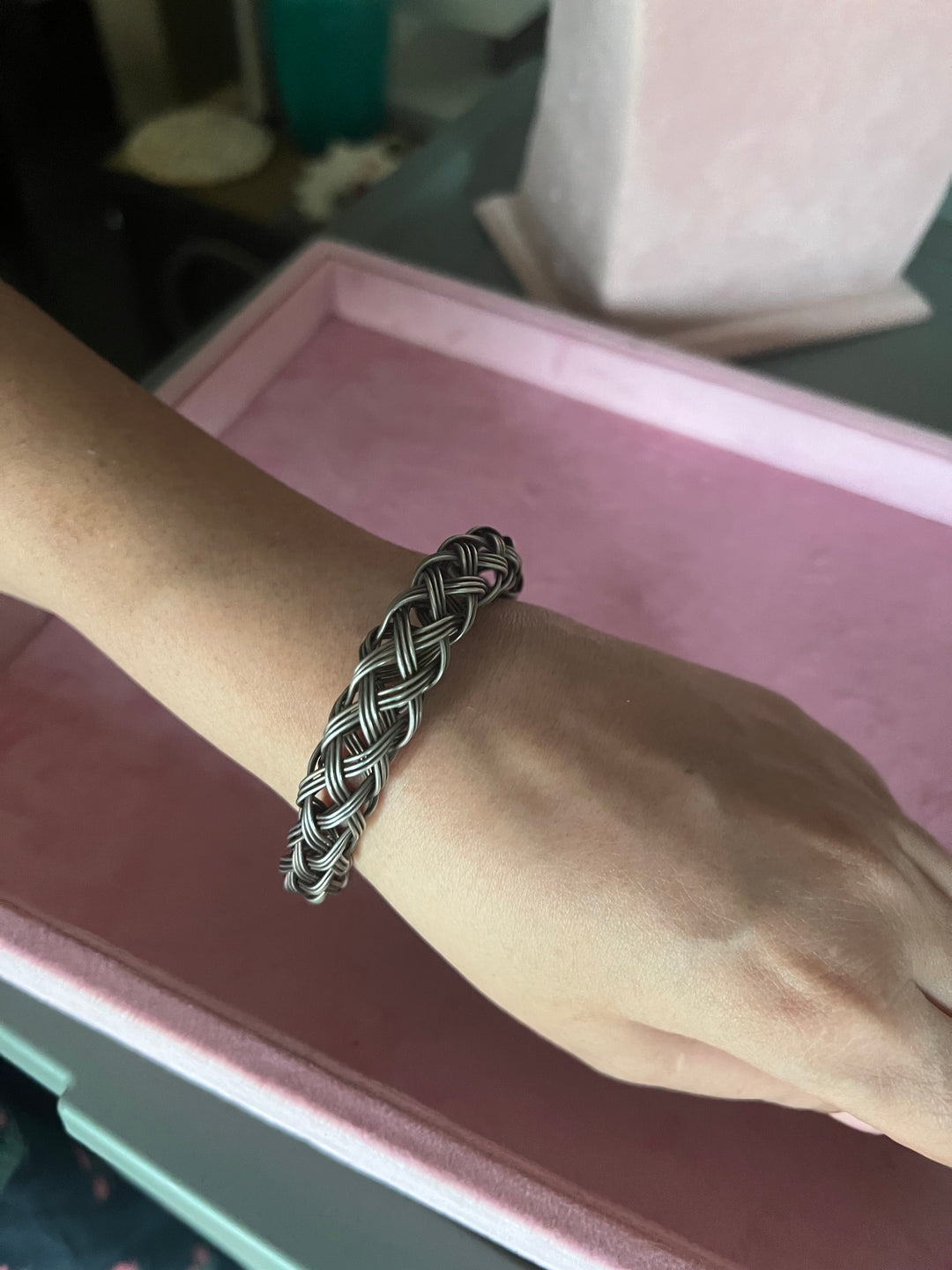 Artisanal Tribal Brass Cuff - A Masterpiece of Elegance